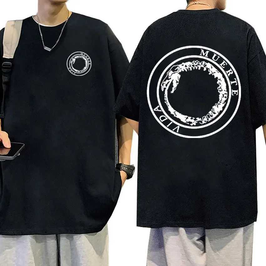 Canserbero Graphic Print T Shirt Mens Vintage Fashion Short Sleeve Womens Cotton Oversized T Shirt Hip Hop Streetwear Tees TopsXJ250117