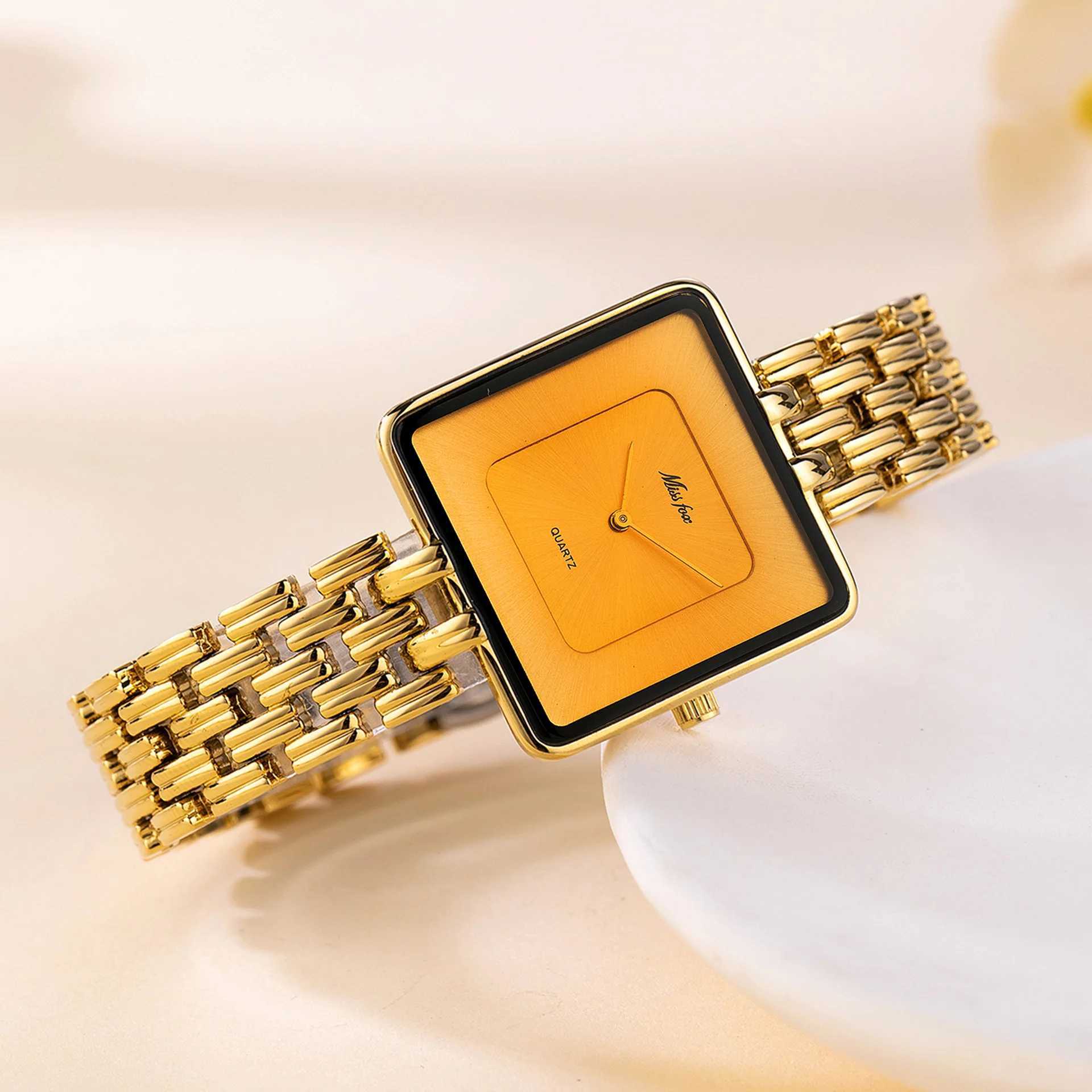 UTHAI Watch Wen Business Light Luxury Brand Middle Eastern Style Simple Waterproof Square Ladies Fashion Quartz Clock Watches X250203