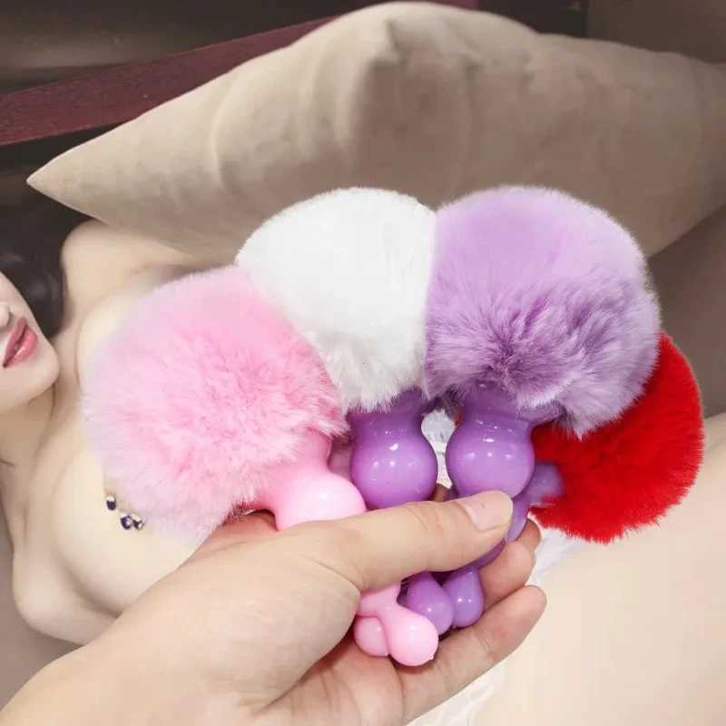 Sexy Fox Anal Plug Tail Silicone Anal Toys For Women Men Butt Plug Small Tail Cat Rabbit Anal Plug Cosplay Sex Toys For AdultXJ250121