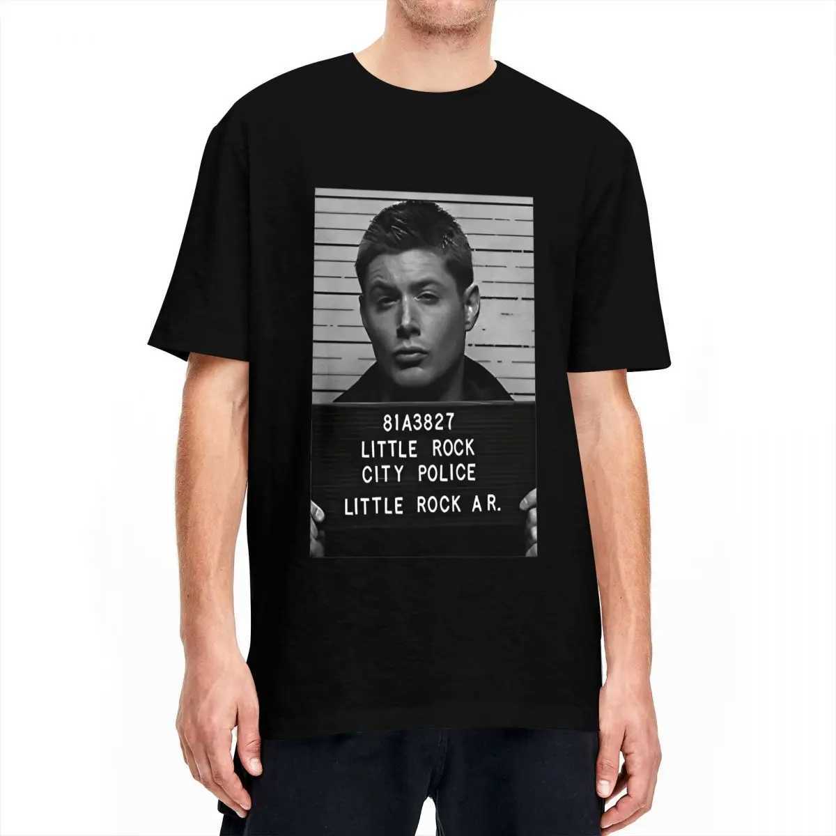 Casual Supernatural Dean Winchester T-Shirt For Men Women Cotton Short Sleeve Crewneck Top Tee X250203