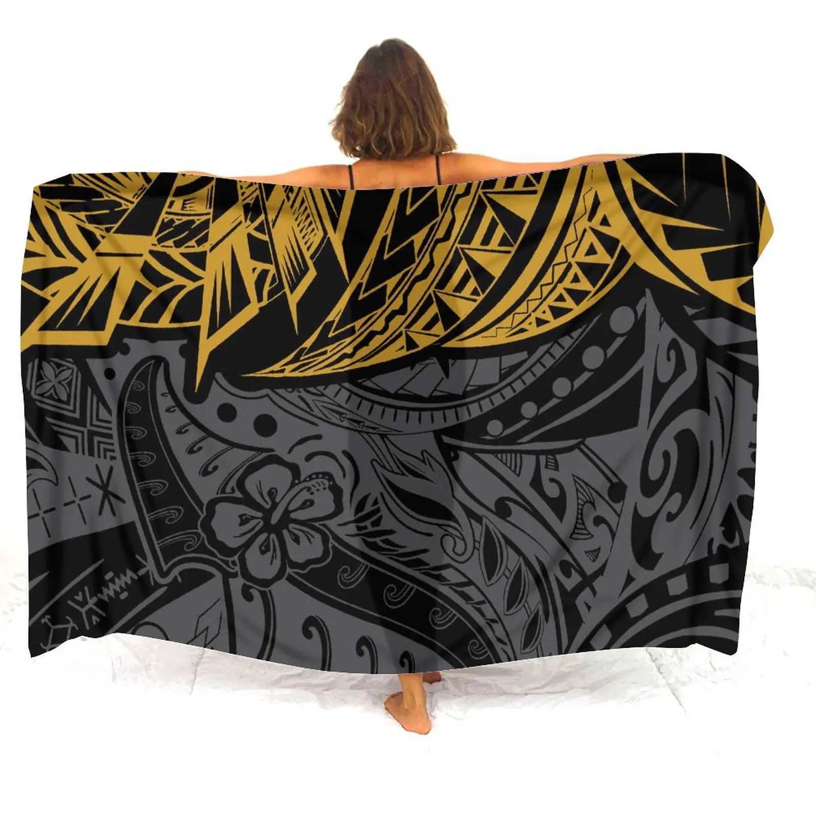 Polynesian Traditional Print Custom Long And Short Sizes Custom Pattern Comfortable Breathable One-Piece Coat W250120