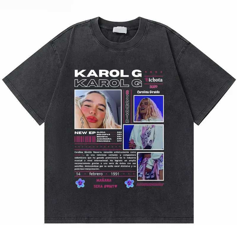 Washed Vintage Rapper Trueno Print T Shirts Mens Hip Hop Fashion Tshirt Short Sleeve Men Women Casual Cotton Oversized T-shirts X250203