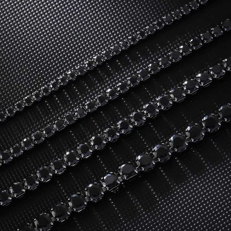 rs Tren 3/4/5/6mm Lab Diamond Necklace 14K White Gold Party Wedding Chocker Necklaces for Women Men Hiphop Jewelry GiftXJ250114