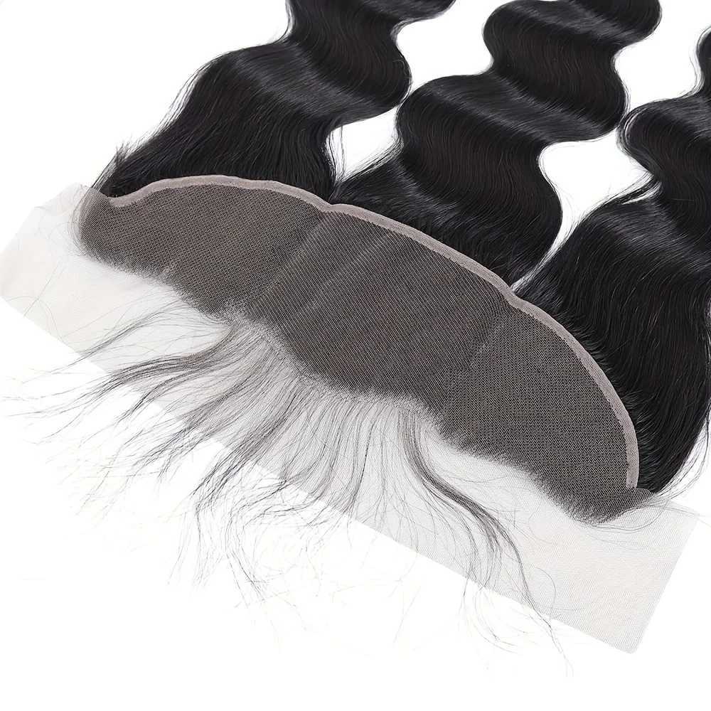 Body Wave Lace Frontal Clo Transparent Lace Frontal Ear To Ear 13x4 Hd Lace Human Hair Clos Pre Plucked With Baby HairXJ250120