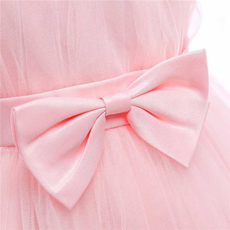 2024 New Baby Girl Dress Flower Newborn Baptist Princess Dress First Birthday Party Dress Christmas Evening Dress X250203