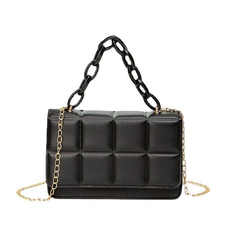 2024 Fi Chain Womens Bag Popular Rhombus Shoulder Bag Luxury PU Leather Messenger Bag New Trend Handbags for WomenXJ250121