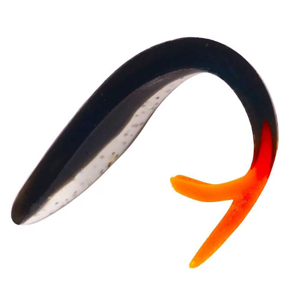 Soft Swimbait 10.5cm 3g Floating fork-Tail Fishing Lure TPR Paddle Tail Soft Lure Material Fishing BaitsXJ250122