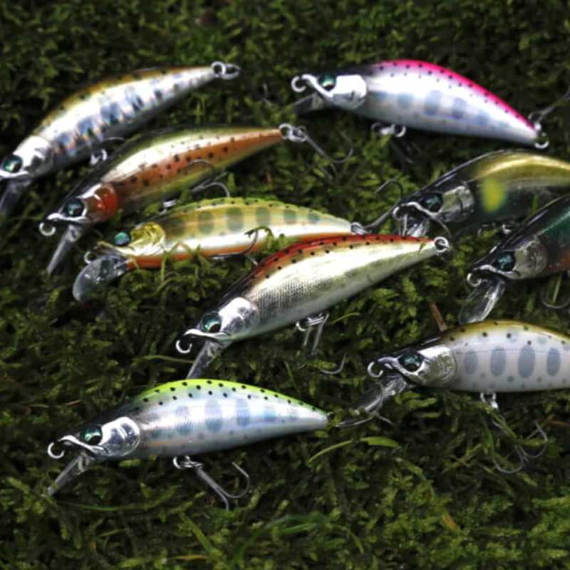mini Sinking Minnow Wobblers Fishing Lures 5cm 5.2g Trout Artificial plastic Hard Bait Jerkbait Crankbait Bass Fishing TackleXJ250122
