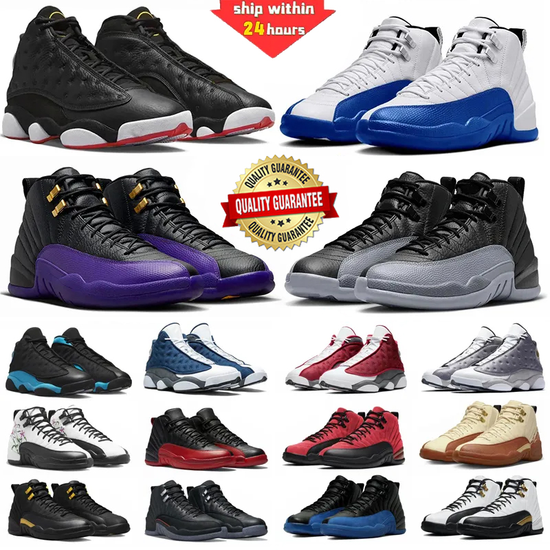 designer 12 13 shoes Basketball Shoes mens womens 13s 12s Cherry Field Royal blue Purple Stealth Blueberry Reverse Flu Game Hyper Mens Trainers Sport Sneakers