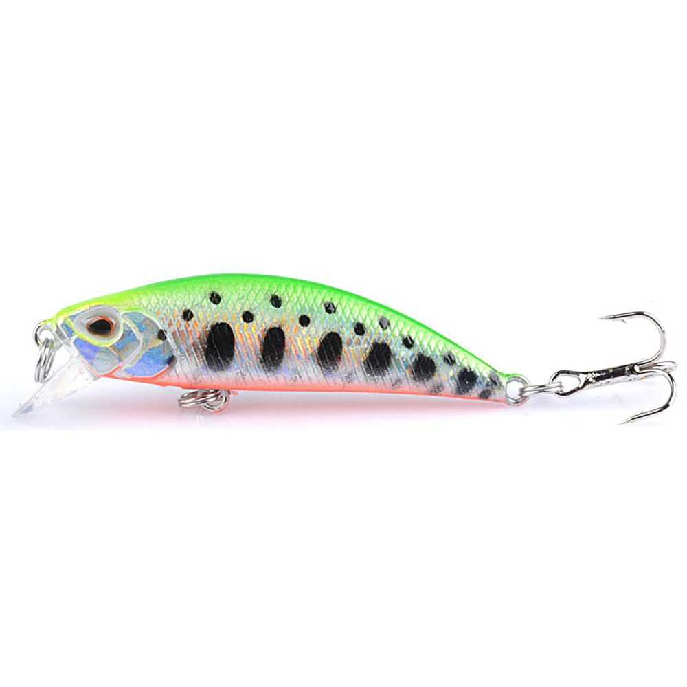 1pcs 5.5cm 5g Sinking Minnow Wobblers Fishing Lures Trout Artificial Plastic Hard Bait Jerkbait Crankbait Bass Fishing TackleXJ250122