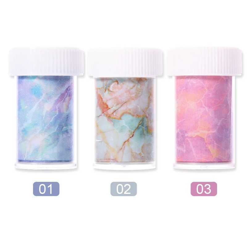 Nail Foils Marble Series Nail Transfer Foils Decorations DIY idea nail Art Transfer Sticker Decals Nail AccessoriesXJ250120