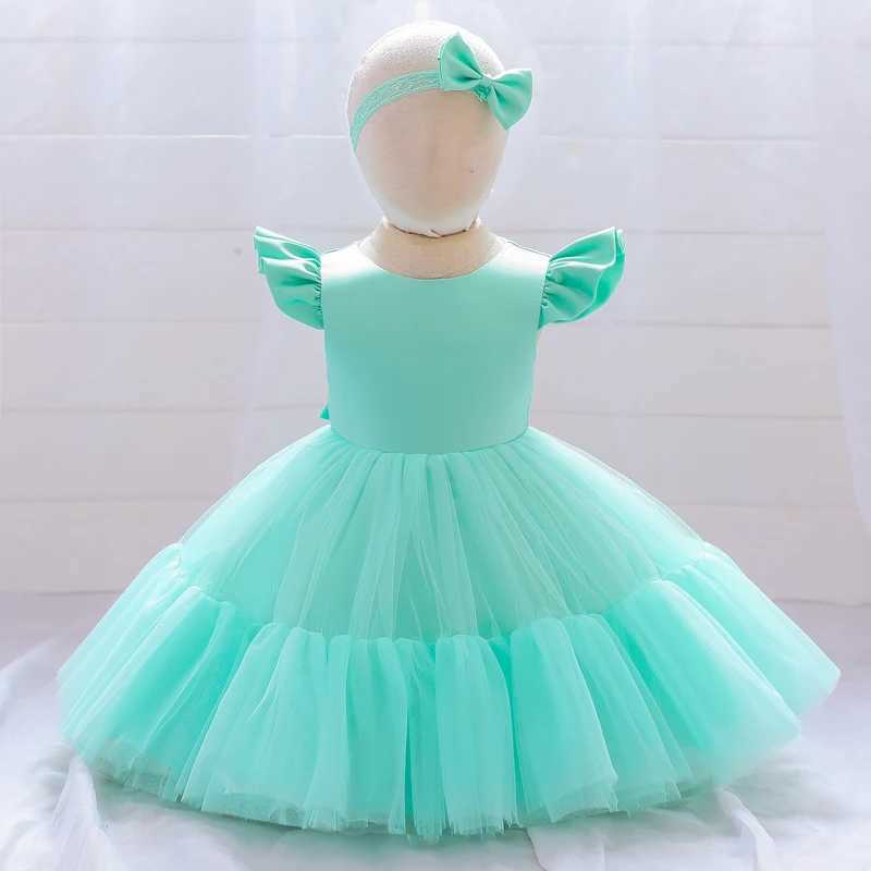 Pageant Puffy Baptist 1st Birthday Dress Baby Dress Cake Princess Dress Lace Party Dress Childrens Clothing X250203