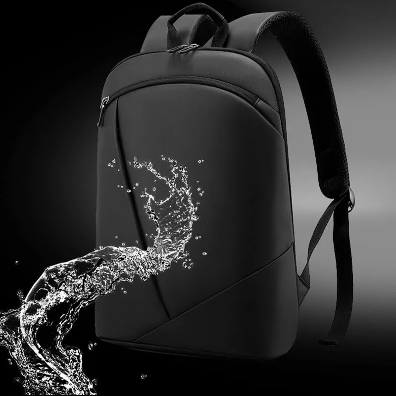 Waterproof Thin Laptop Backpack Men Bag 15.6 Inch Business Bag Women Backpacks Office Work Unisex Black Backpack Slim Back Pack 250122