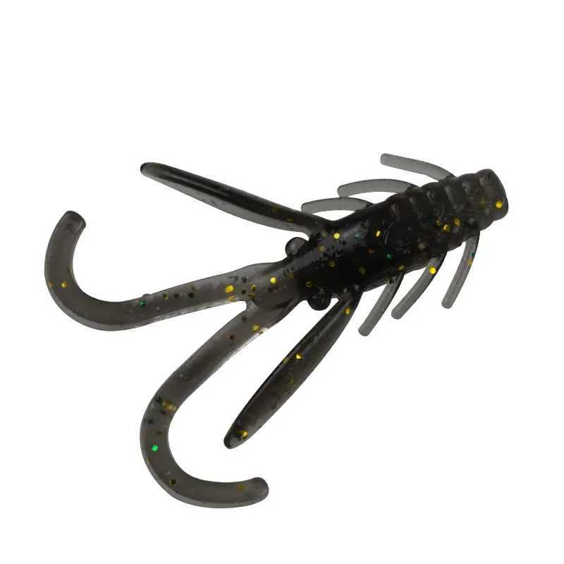 MUKUN 20pcs 3cm/0.3g 4cm/0.7g mini TPE floating soft lure bait Worm Soft Fishing Lure Shrimp with Bass CarpXJ250122