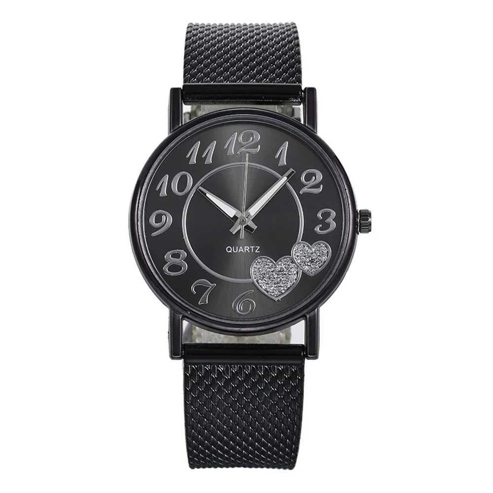 Simple Vintage Classic 2024 Fashion Casual Wen Watch Ladies Mesh Belt Elegant Wild Creative r Quartz Wristwatch X250203