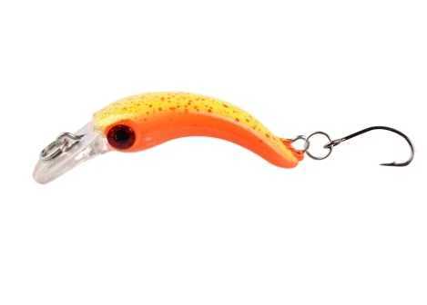 1pcs Fishing Lure 3.7cm/1.7g Mini Artificial Hard Bait Sharp Hook Plastic Bait Hard 5-color Trout Pike Bass Tackle SwimbaitXJ250122