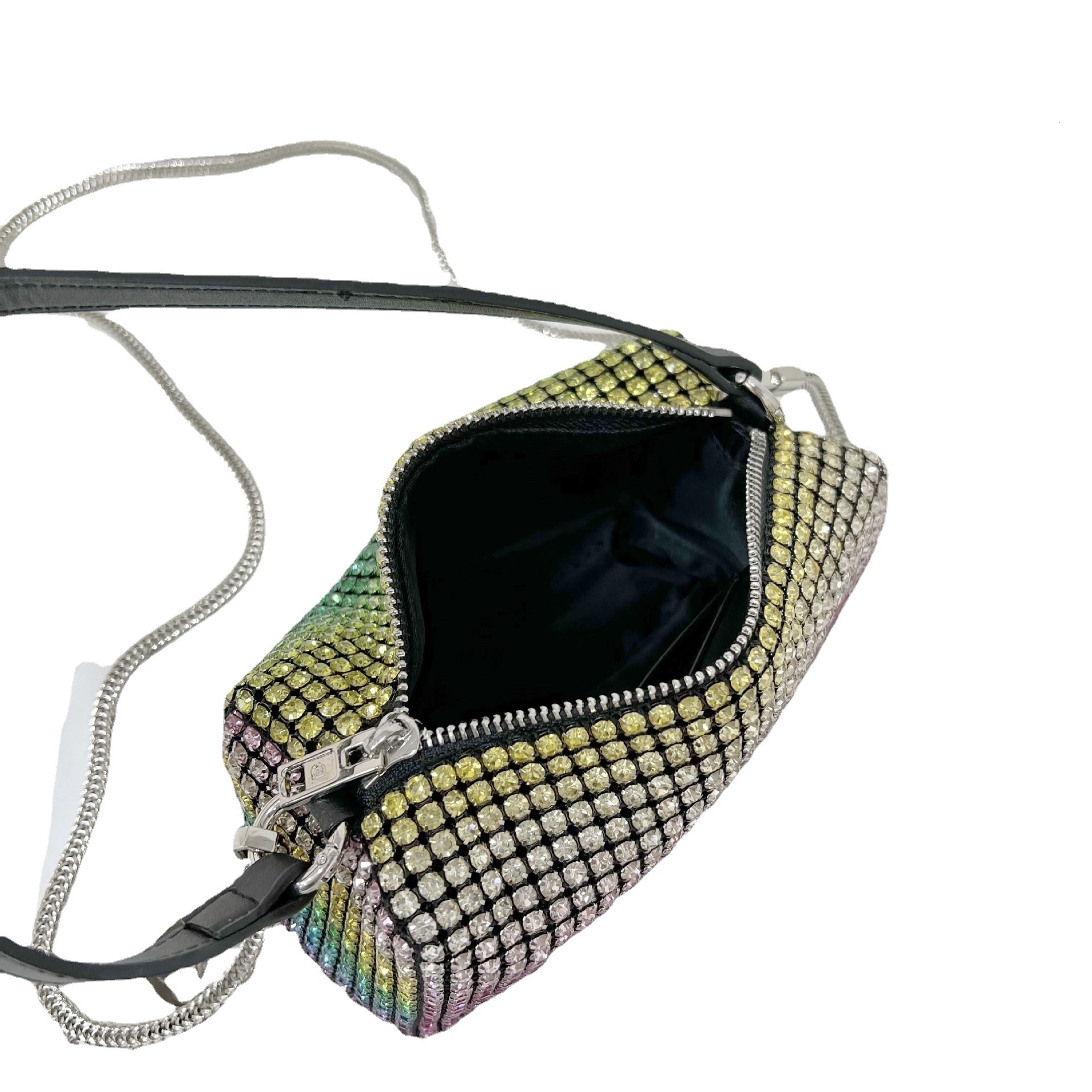 Bags Guangzhou Luggage new style New Set Women's Square Banquet Small King Water Diamond Bag