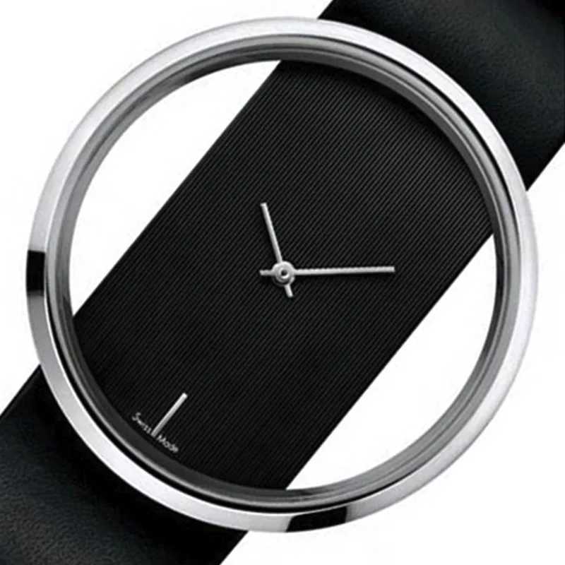 Classic Wen Watches Fashion Casual Hollow Transparent Watch Leather Strap Quartz Watch Cheap Pr Dropsing Womens Watch X250203