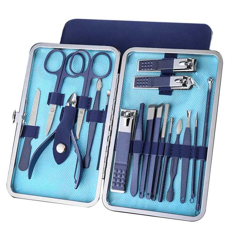 7/10/12/18 Pcs/Set Nail Pedicure Tools Portable Travel Hygiene Kit Nail Cutter Nail Kit Professional Set Makeup ToolsXJ250116