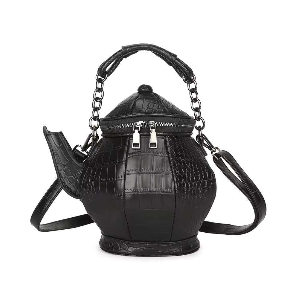 Personalized 3D 2024 Wine Tea Crossbody Shoulder Water Pot Handheld Women's Bag