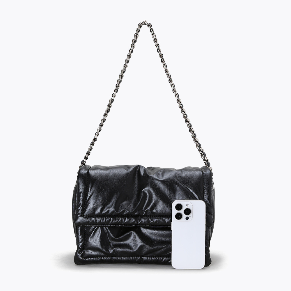 Bag Small Niche Down Jacket Soft Glutinous Toast With Large Capacity And High-End Feel, Chain Tote Armpit Bag, Women's Single Shoulder Crossbody 
