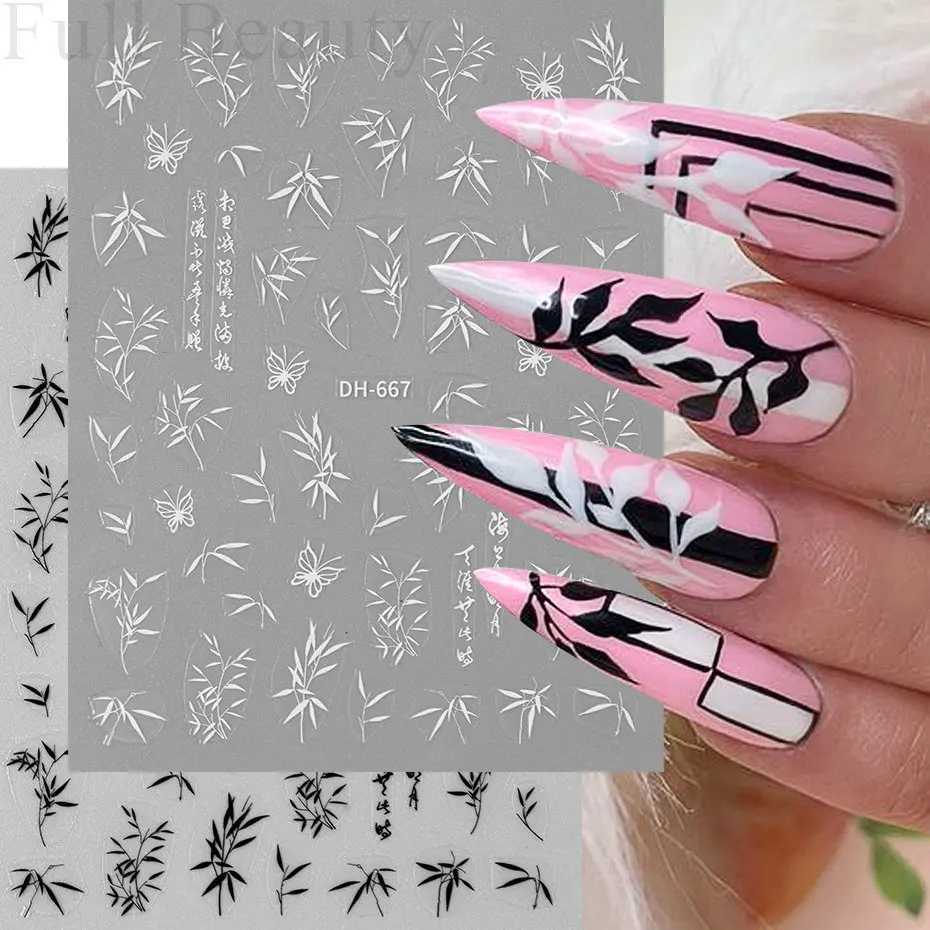 3D Stickers for Nail Gold Star Slider Holographic Bow Butterfly Design Self-Adhesive Decal Manicure Art Supplies And DecorationXJ250120