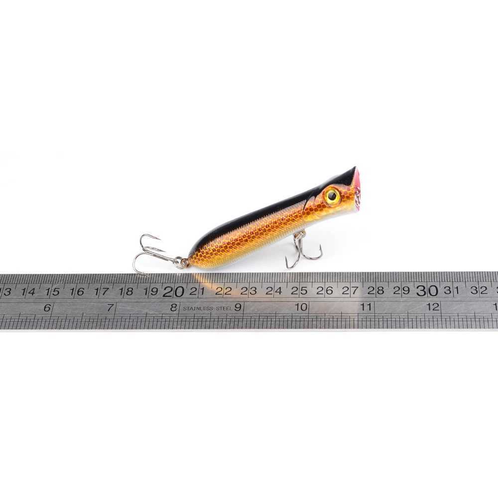 Popper Fishing Lure Wobblers 8cm 11.6g Floating Isca Artificial Hard Bait Crankbait Bass Pike Pesca Japan Carp Fishing TackleXJ250122