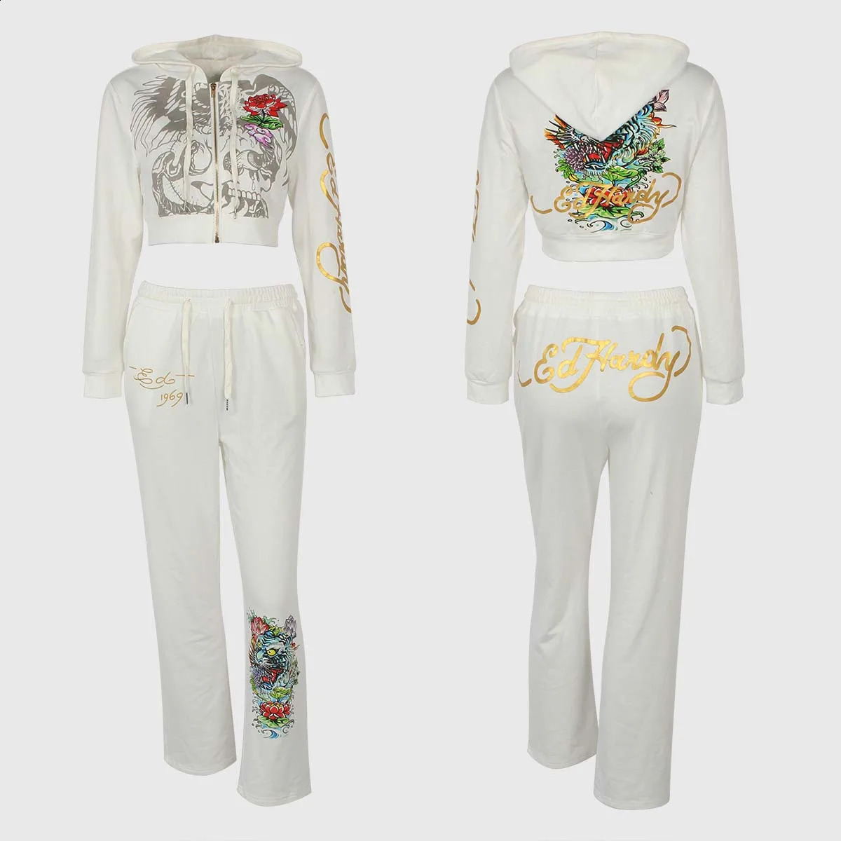 Women's 2 Piece Pant Set: Hoodie, Top Jacket Outfit for Winter & Fall, Elegant Bodycon Sweat Suit C260312