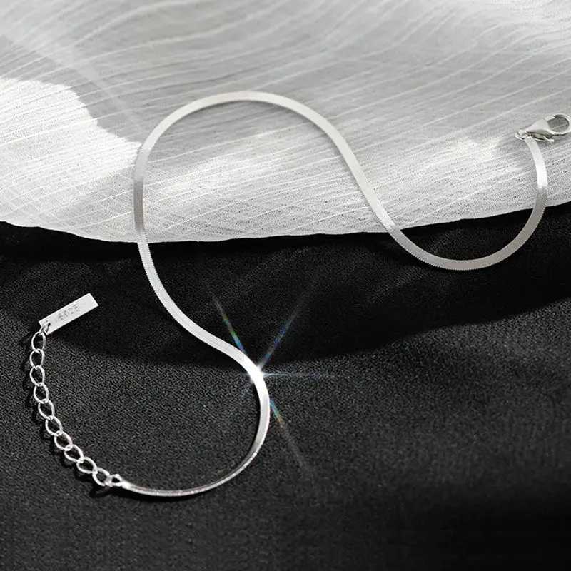 Classic Snake Chain Anklet Women Trend Silver Color Width Stainl Steel Anklets For Women Beach Foot Accories Jewelry GiftXJ250121