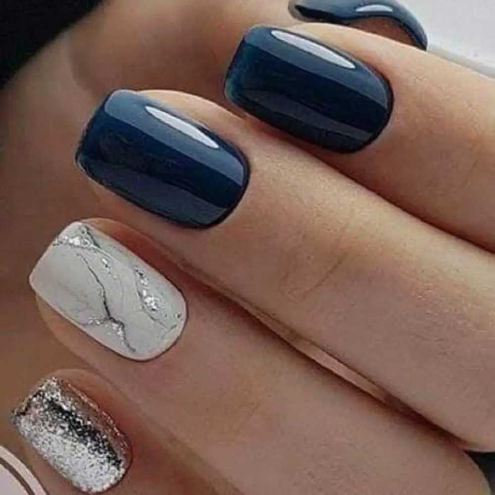 24 pieces/box long French fake nails with square heads pressed against the tip of the nails wearable detachable artificial nailsW250120