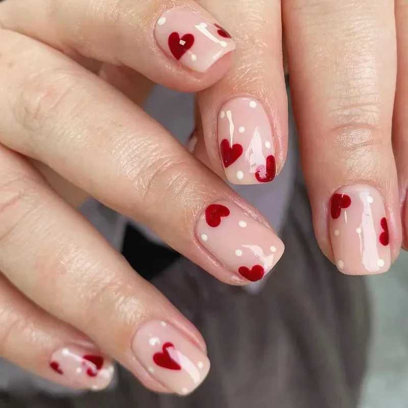 24Pcs Glossy Long Coffin Press On Nails White French Style False Nails With Bow And Design Glitter Rhinestone Fake NailsW250120