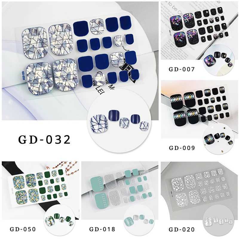 Sanuxc Adhesive Nail Stickers Wholesale Supplise Nail Polish Stickers for Foot Manicure Decals Full Cover Stickers for Nails ArtXJ250120