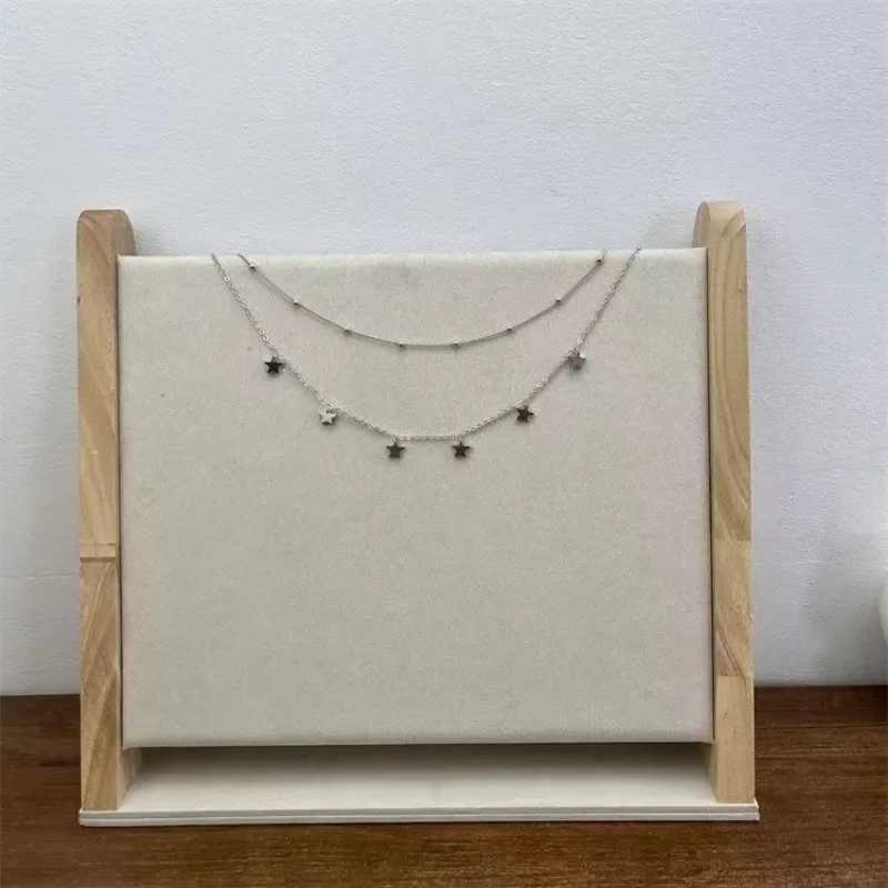 Y2K Double Layer Star Pendant Necklaces for Women Fashion Neck Decoration Clavicle Chain Vintage Jewelry Accessories GiftXJ250121