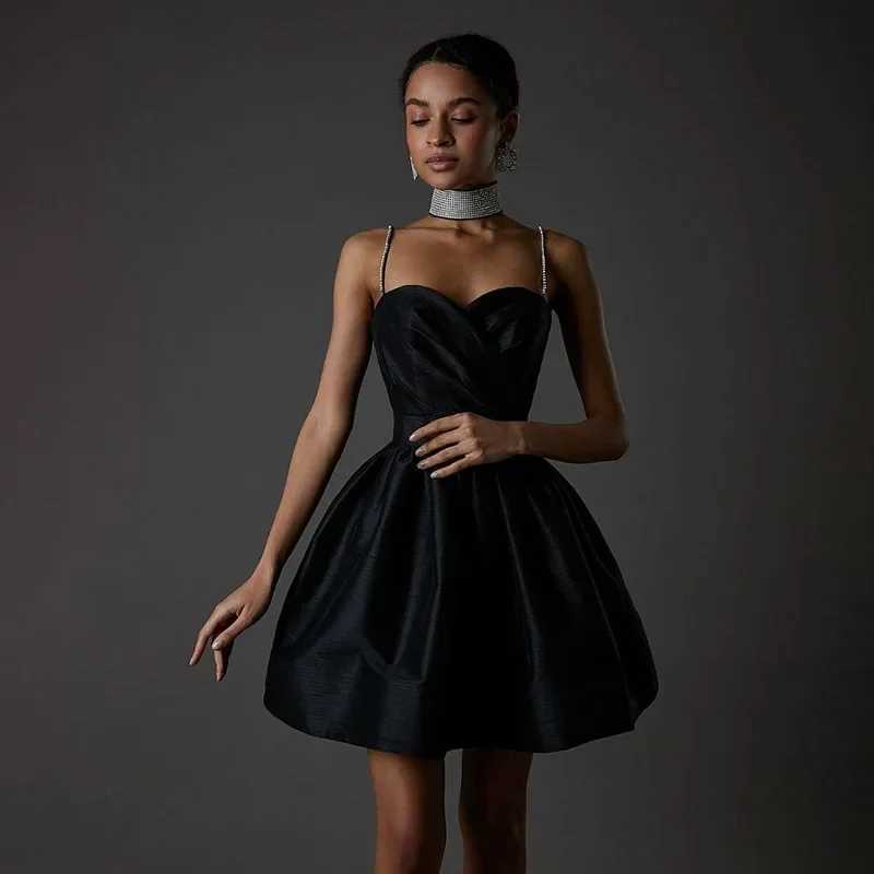 Womens Dresses Ele Evening Dress Sexy Sveless Dress Ladies Spaghetti Strap Y2k Retro Party Night Vestidos OutfitsMiniXJ250115