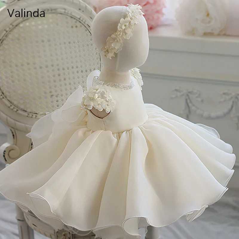 Toddler Girl Dresses 1st Year Birthday Party Christening Baptism Formal Pgeant Gowns X250203