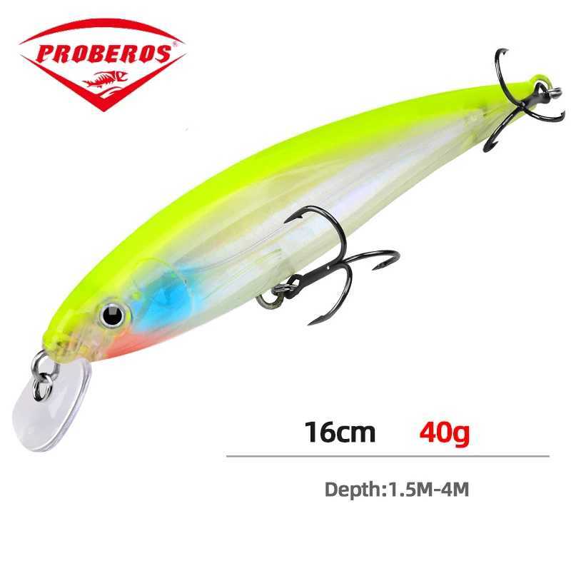 Minnow Fishing Lure 160mm 40g Floating Hard Bait Wobbler Jig Bait Crankbait Carp Striped Bass Pesca Fishing Tackle SwimBaitXJ250122