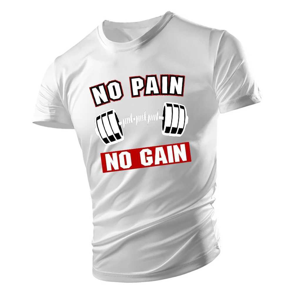 Y2K 2D barbell printed fashionable mens sports T-shirt short sleeved sports outdoor loose casual round neck short sleeved T-shirt top W250117