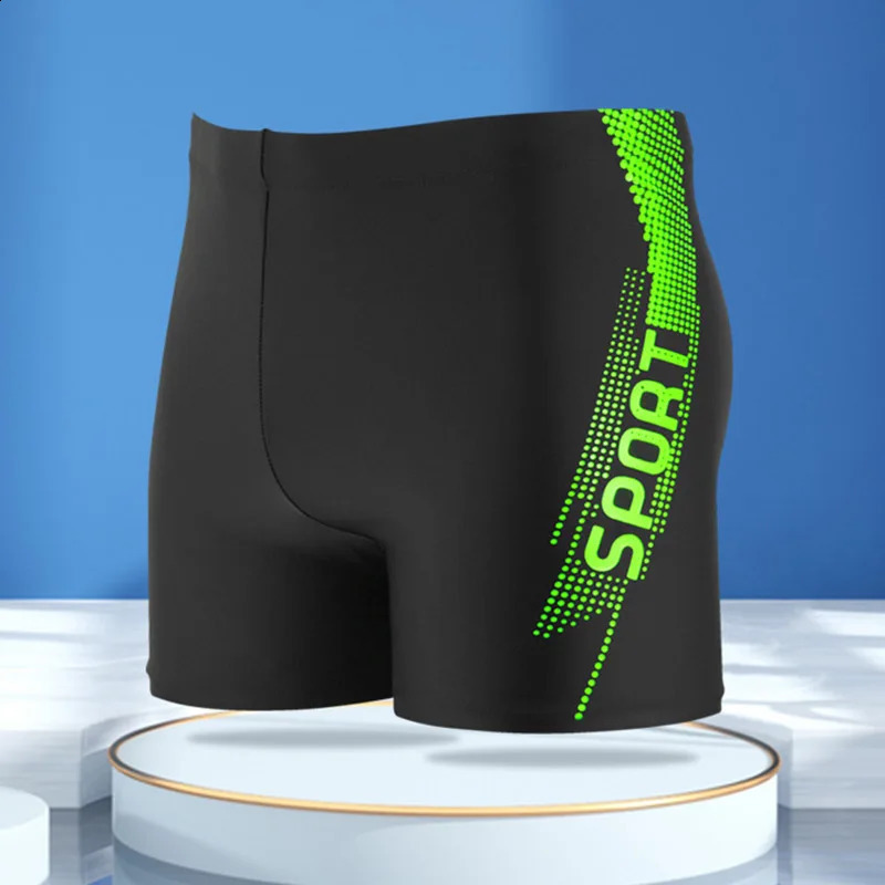 Sport Print Board Shorts Quickdrying Drawstring Mens Swim Trunks Mens Swimwear Swim Shorts For Summer Beach Pool 250121