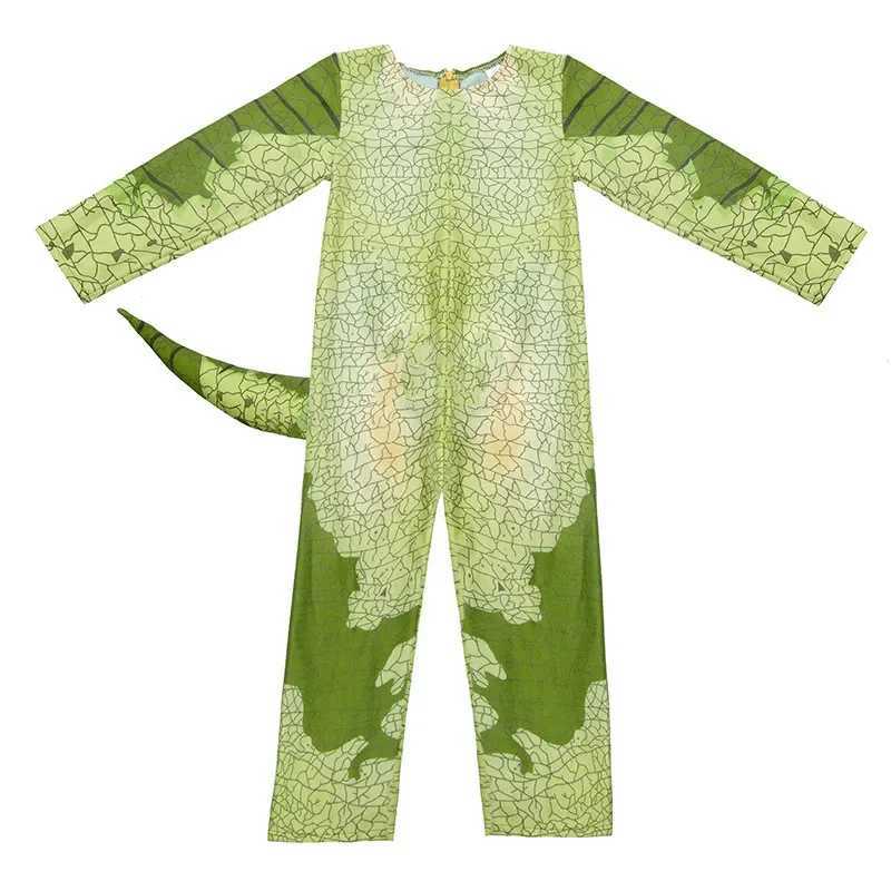 2024 Childrens Dinosaur Costumes World Tyrannosaurus Cosplay Jumpsuits Stage Party Cos Suits Halloween For Kids Christmas W250117