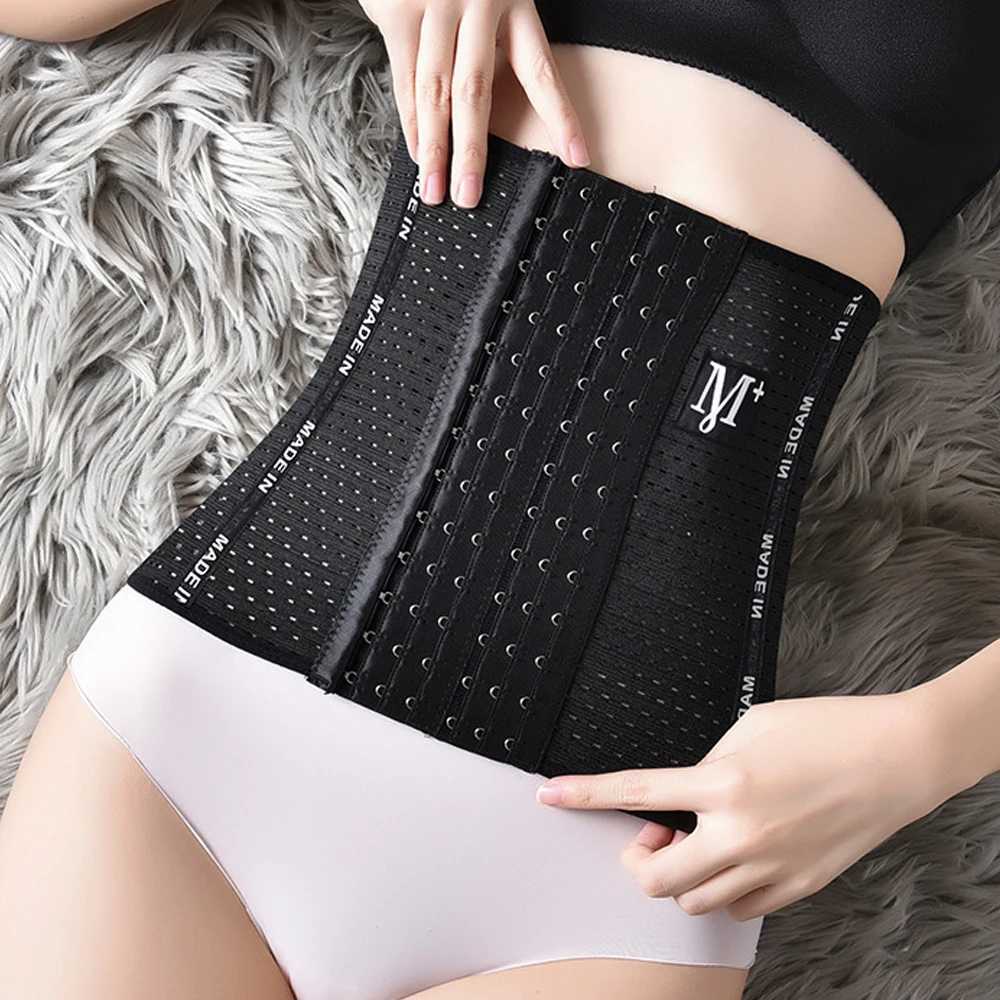Womens Waist Cinchers Ladies Corset Underwear Shaper Band Body Shaper Building Front Buckle Six Breasted Fiber Slimming Belt W250120