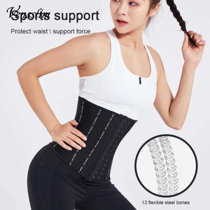Vensslim Waist Trainer Belt for Women Slimming Waist Trimmer Corset Belly Body Shaper Band Sauna Sweat Girdle with Sauna Effect W250120