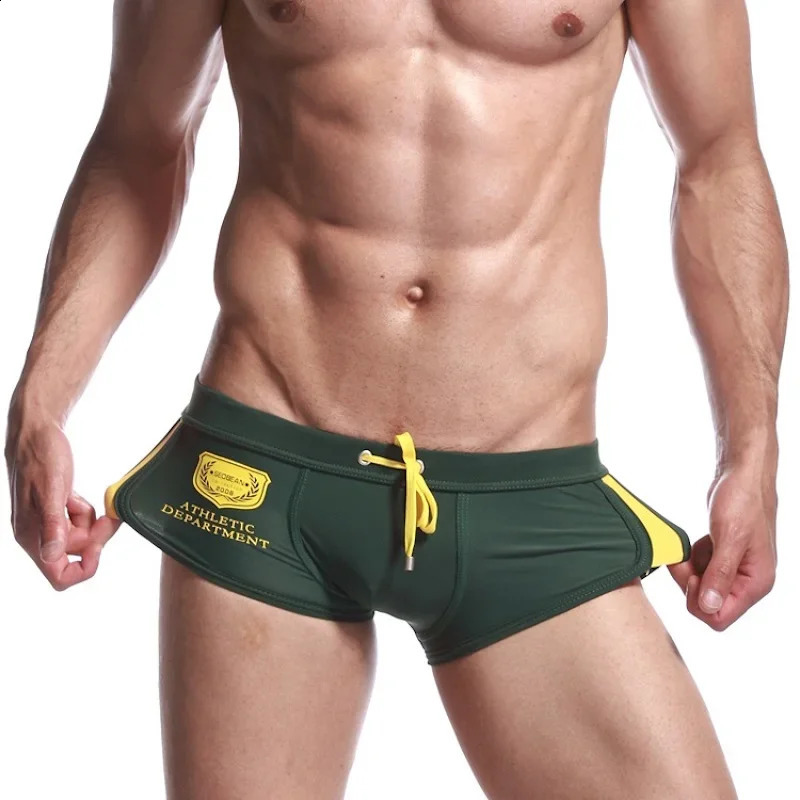 SEOBEAN Sexy Boxer Men Swimwear Breathable Shorts Swim boxer 250121