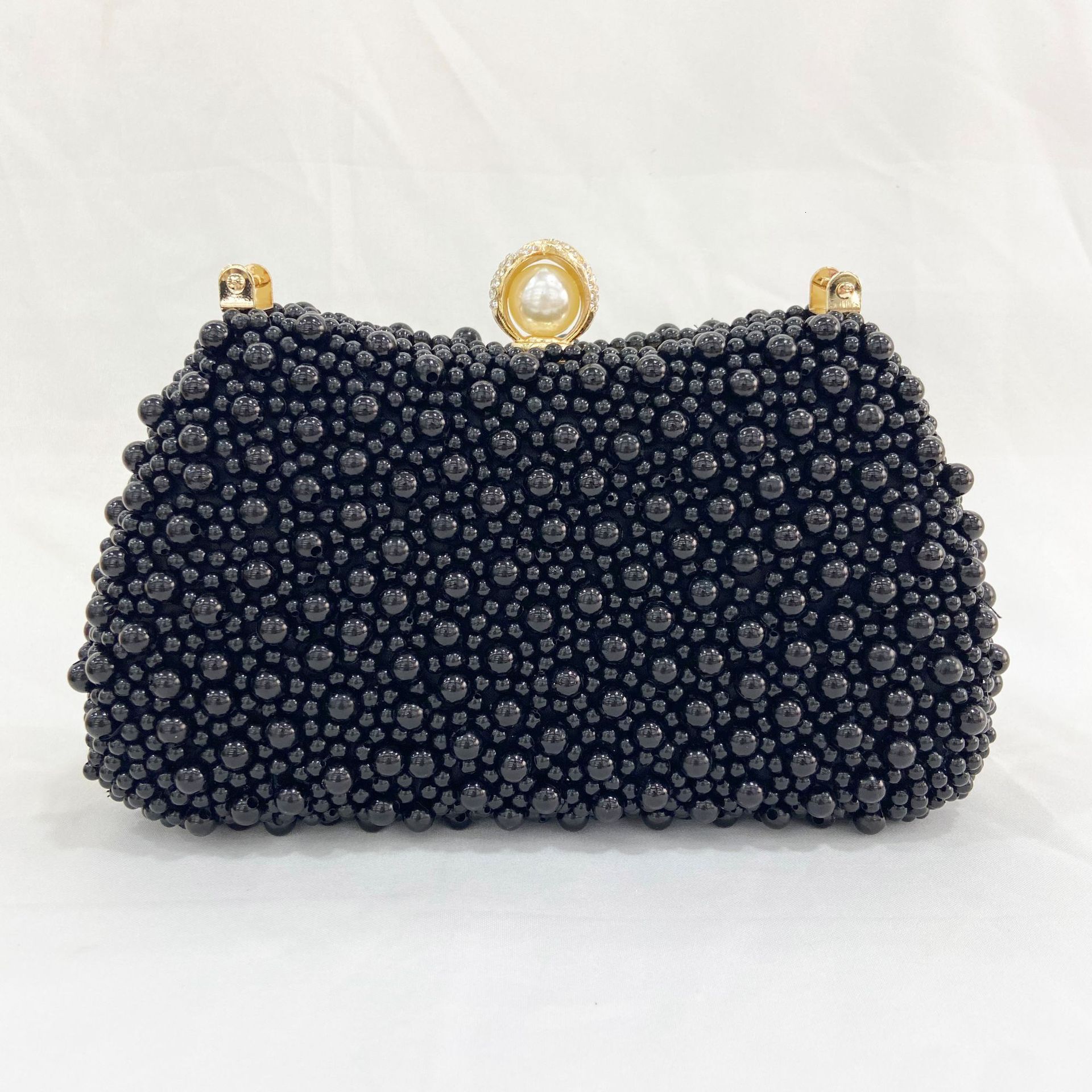 Pearl Handheld Style Single Shoulder Beaded Women's Banquet Cheongsam Evening Dress Bag