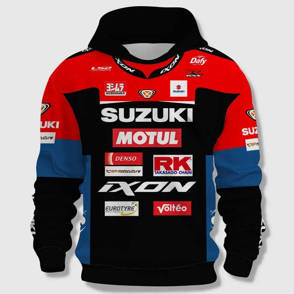 2024 New MOTO GP Outdoor Motorcycle Followers Fast Drying Breathable Cycling Clothes Hot Selling Mens Oversized Hoodies W250117