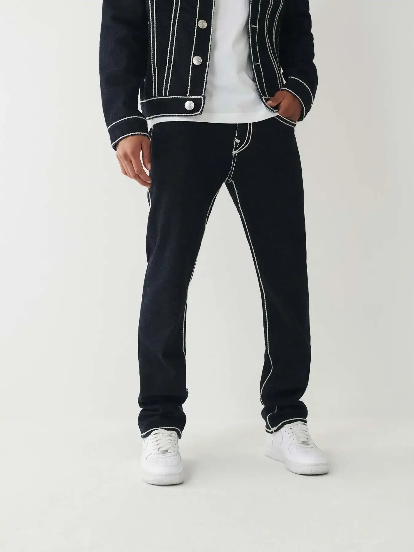 Vintage Embroidered Buddha Jeans Street Gothic Loose Casual Denim Hip Hop Trousers Couples baggy pants joggers men y2k clothes 250122