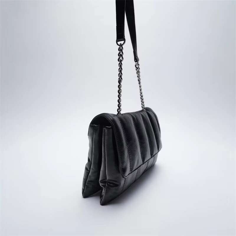 Brand Soft Pu Leather Chain Shoulder Design Casual Purses And Handbag Clutch Tote Bags For Women 2023 Hobo Bag