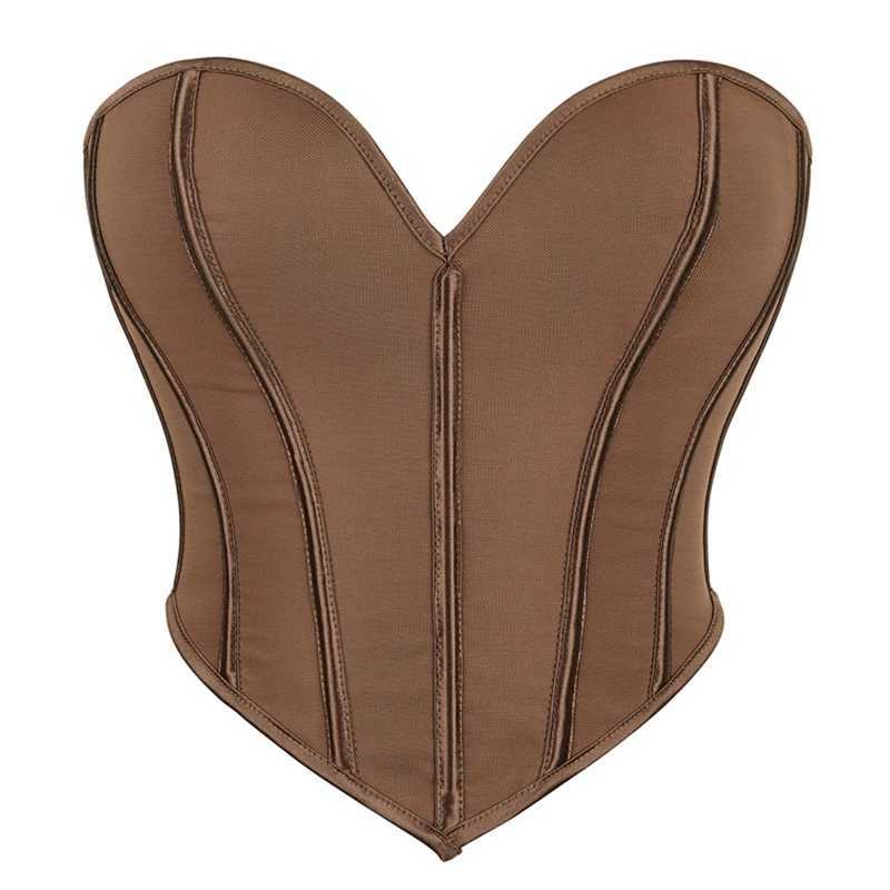 Womens summer strapless tight corset crop top W250120