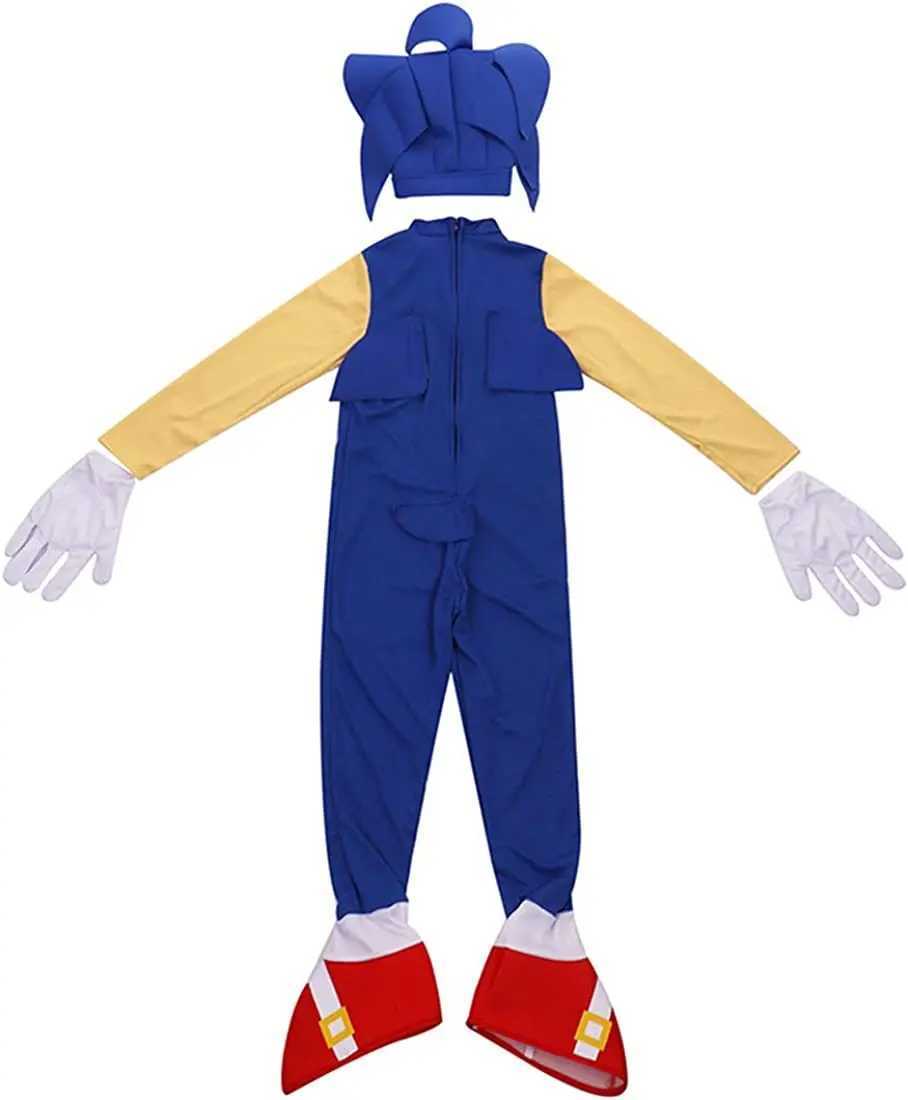Sonic cosplay costume childrens hedgehog Zentai Halloween party performance costume tight fitting clothes W250117