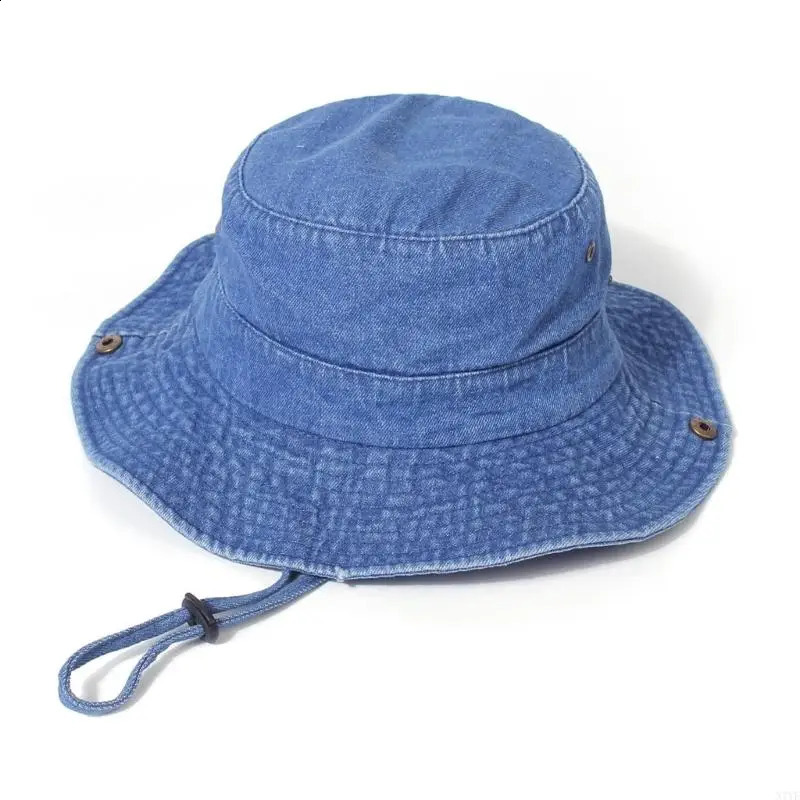 N7YF Bucket Hat Cloches Fisherman SunHat Summer Bowlers BobHat Panama 250118