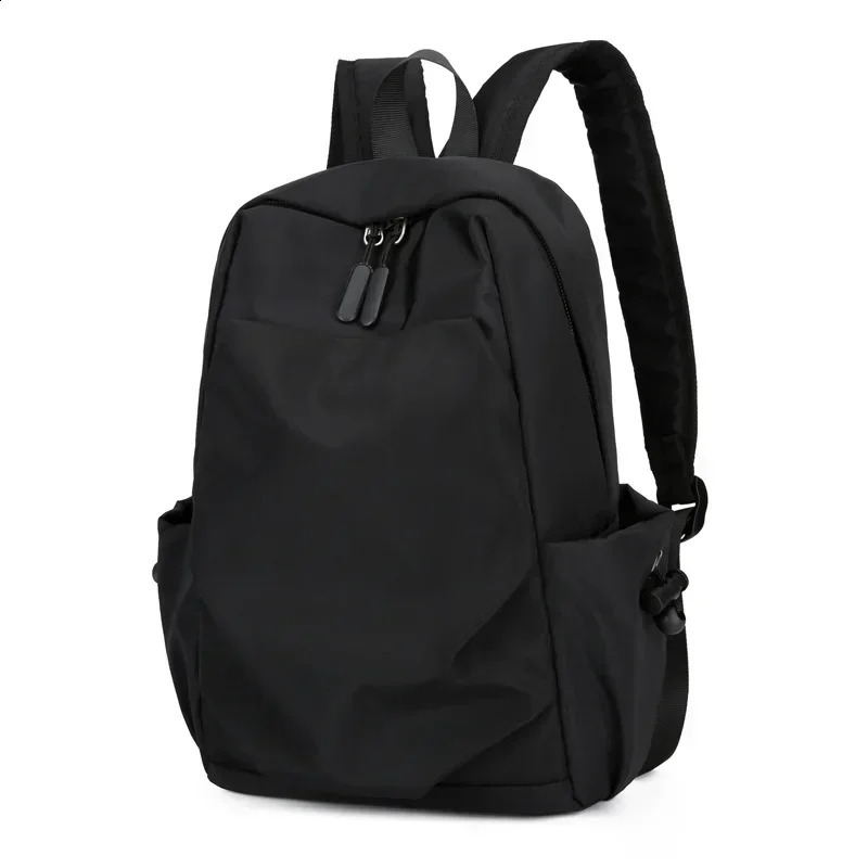 Mini Mens Backpack Fashion Small Black Shoulder School Bag for Man Canvas Waterproof Sports Travel Male Backpacks 250122